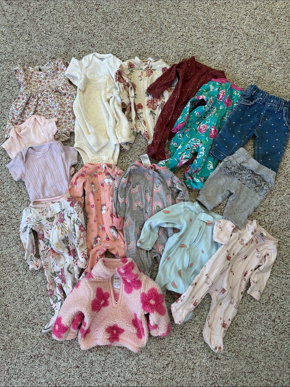 Lot of Newborn baby girl clothes